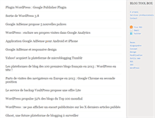 Tablet Screenshot of blogtoolbox.fr